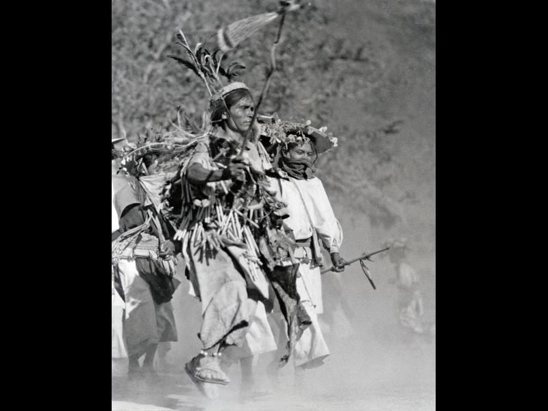 Dancers during the Peyote Fiesta- Edwin F. Myers 1938